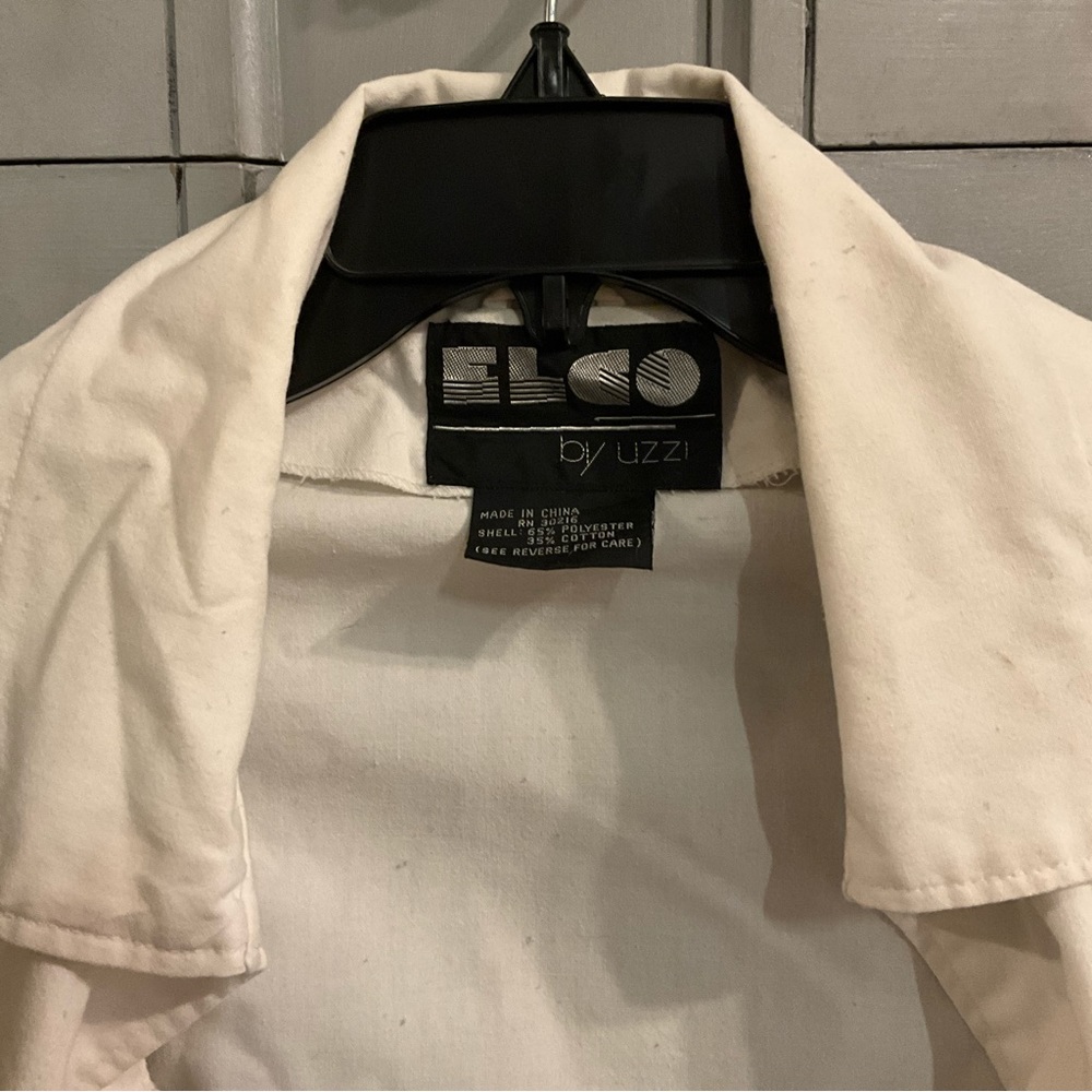 Vintage Elco by Uzzi White Jacket - Size L